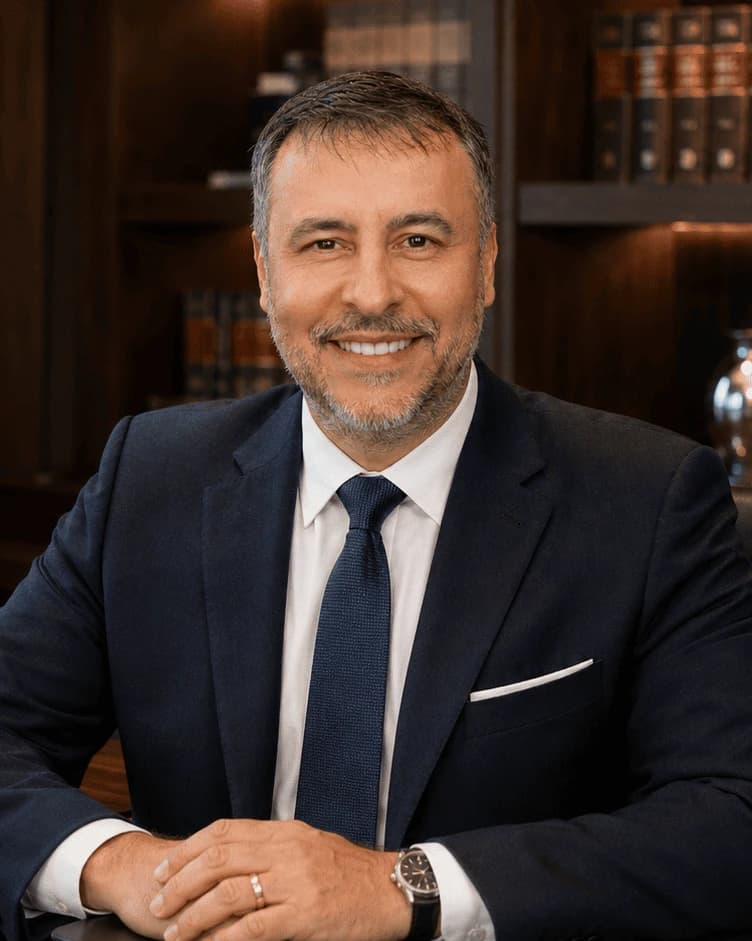 Dr. Adriano Cruz em seu escritório